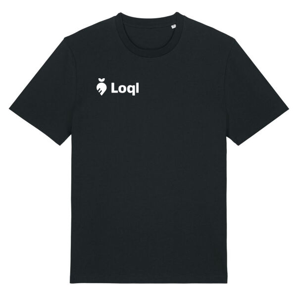 Loql T-Shirt Black - white Miniaturansicht