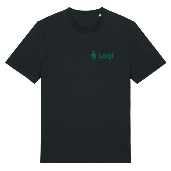 Loql T-Shirt Black - Green Miniaturansicht