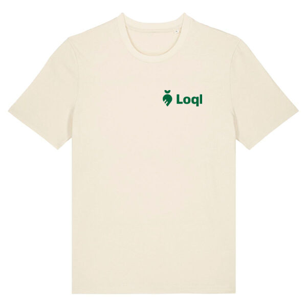 Loql T-Shirt Natural Raw - Green Miniaturansicht