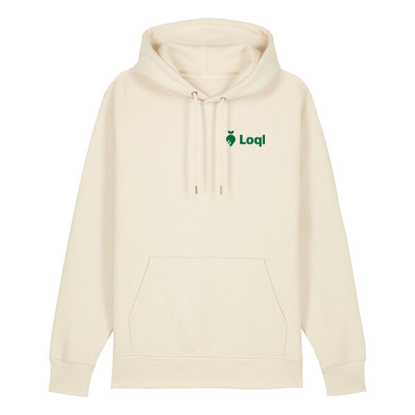 Loql Hoodie Natural Raw - Green Miniaturansicht