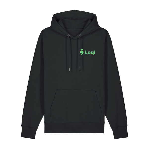 Loql Hoodie Black - Light Green Miniaturansicht