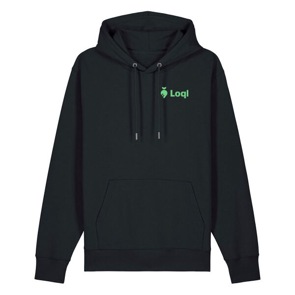 Loql Hoodie Black - Light Green Miniaturansicht