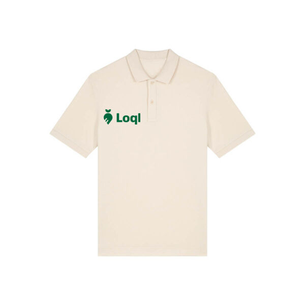 Loql Poloshirt Natural Raw - Green Miniaturansicht