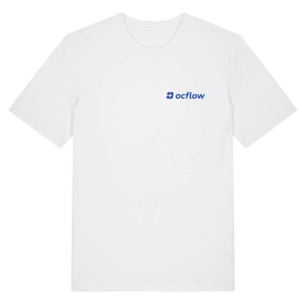 ocflow T-Shirt White - Blue Miniaturansicht